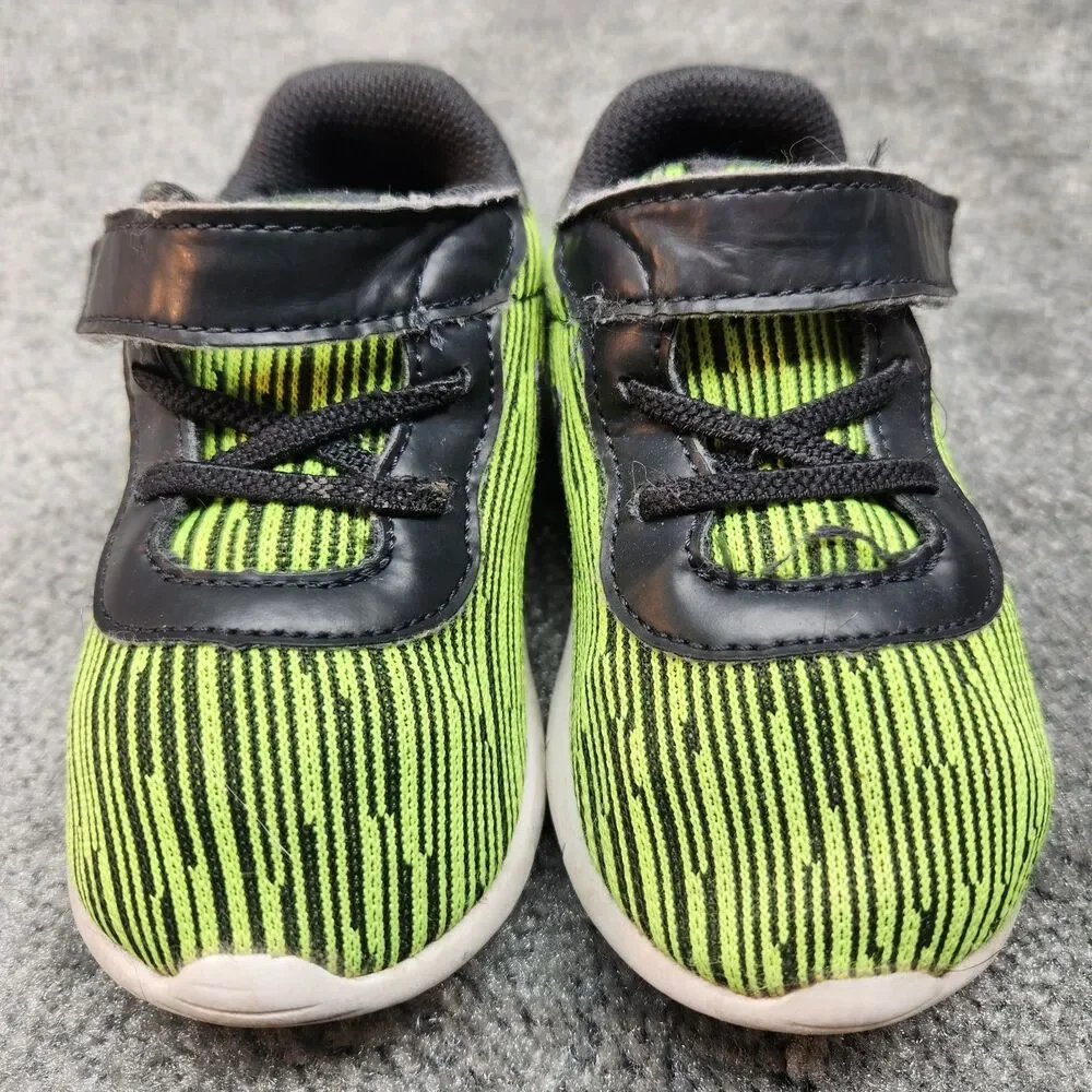 Nike Tanjun SE Baby Toddler Shoes Size 6C Green Running Walking Sneakers Comfort